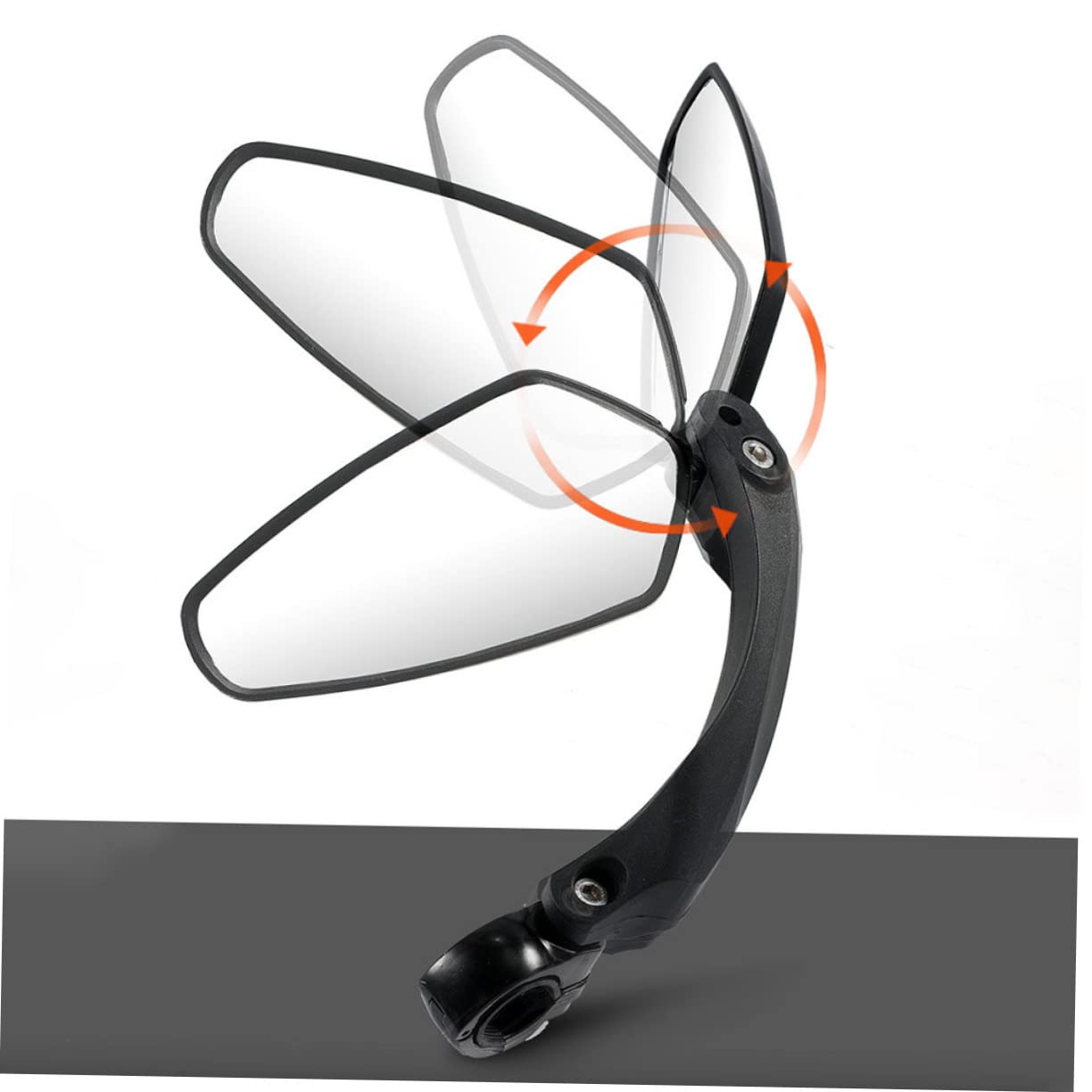 Kisangel 3pièces Rétroviseur De Vélo Rotatif Miroir Arrière De Sécurité Pour Cyclisme Installation Rapide Sans Outils Miroir Extérieur Pratique Pour Vélos Et Trottinettes