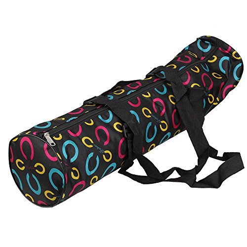 Veewon Portable Yoga Mat Bag Waterproof Backpack Shoulder Bag for Yoga, Pilates, Fitness, Exercise and Meditation (Black) - Image 3