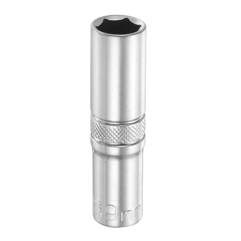 Soquete profundo 6 pontos 9 mm com encaixe de 6,35 mm (1/4 pol.), 50 mm, HARFINGTON, aço cromo-vanádio, 1 peça