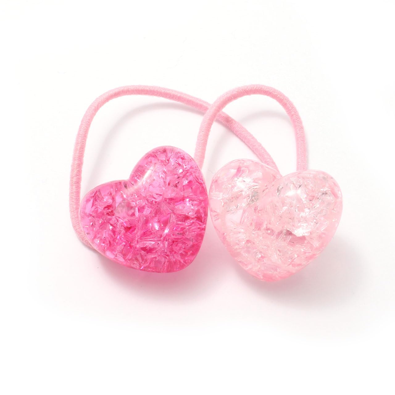 Amazon.co.jp: ヘアゴム ハートクリスタル C25-67 キッズ 子ども