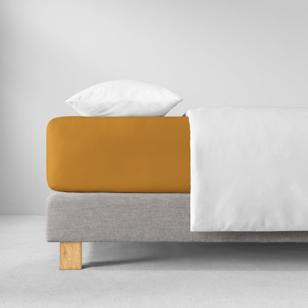 ESTELLA Spannbetttuch Jersey-Stretch | Honig | 150x200 cm