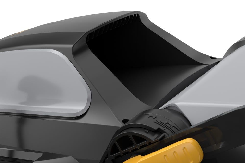 Alpina - Cortacésped eléctrico AL1 34 E - Motor 1200 W, Ancho de Corte 34 cm, 6 Alturas de Corte, Bandeja para Hierba 35 L