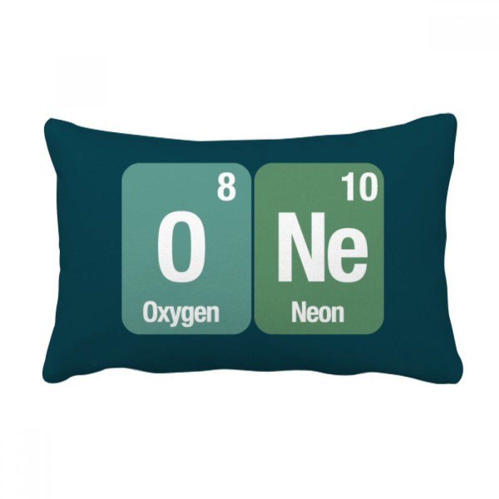 Coussin de soutien lombaire chimie multicolore 16x24 pouces pour confort canapé