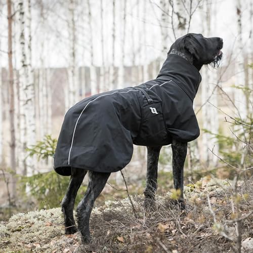 Back on Track Nella 3227 Hundemantel für Hunde mit niedrigem Schwanz, mit Welltex-Technologie, Schwarz, 60 cm, M3