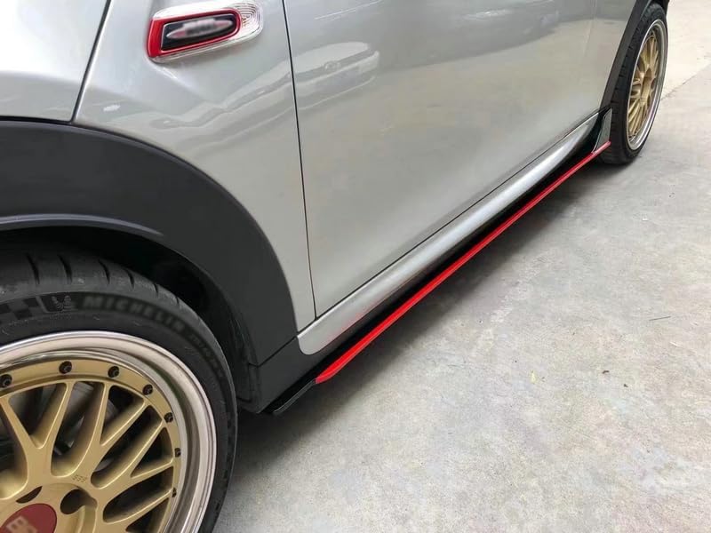 for Mini Coooper F56 JCW GM Type Carbon Fiber Side Skirt Pair Body Kit