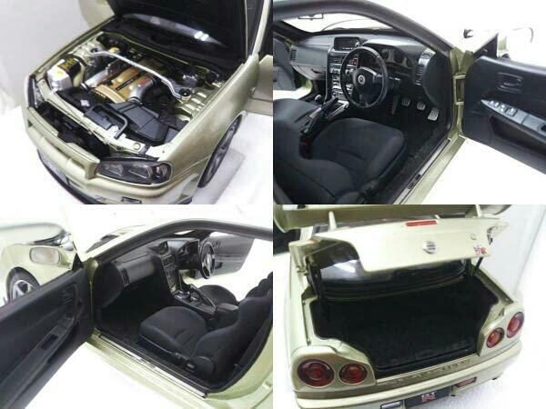 Amazon | AUTOart 日産スカイライン GT-R（R34） V-SPEC ミレニアム