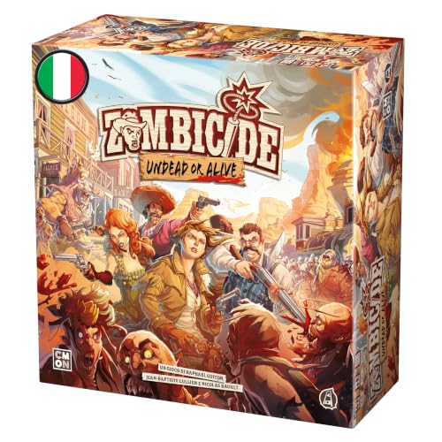 Asmodee – ZOMBICIDE: UNDEAD OR ALIVE – Sconfiggete l'Orda di Zombie per Difendere il Vecchio West – Gioco da Tavolo Collaborativo – Gioco di Strategia – 1-6 Giocatori – 14+ Anni – Edizione in Italiano