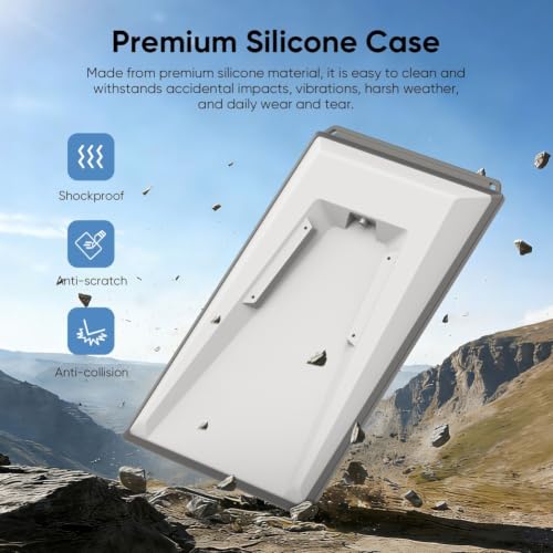 Escudo resistente a la intemperie Starlink Gen3 para camping y caravanas en negro 2
