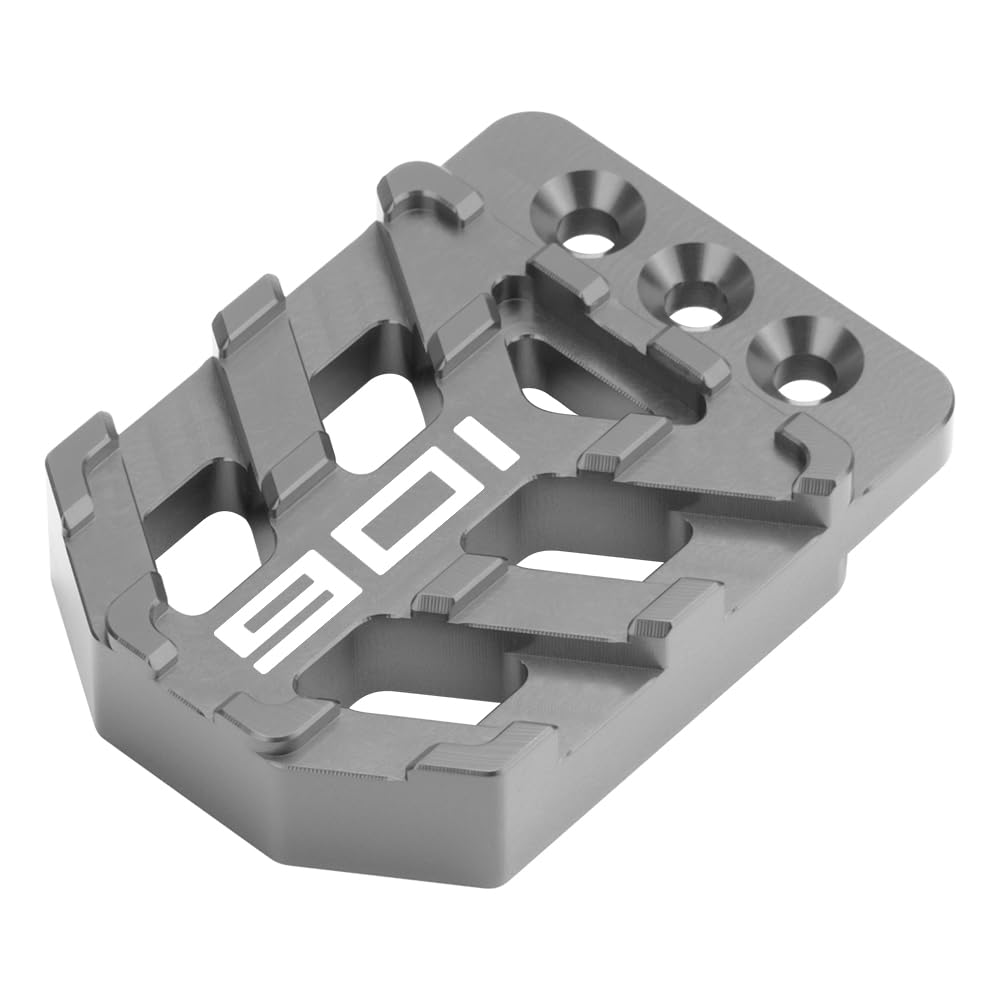 Kit d'extension de levier de frein de moto pour Norden 901 2021-2024 Ajustement ergonomique de pédale nord 901 Accessoires (gris)