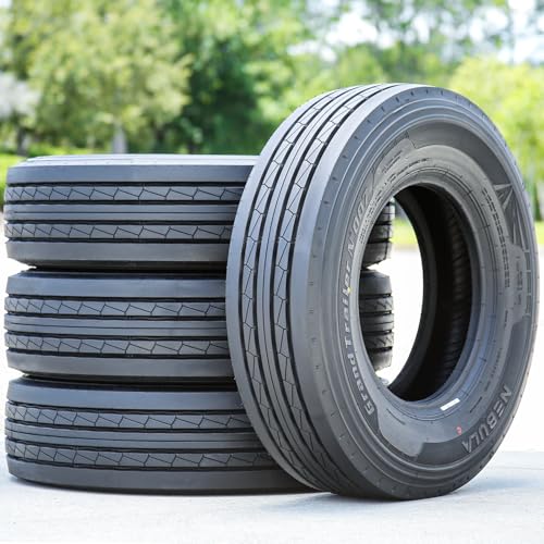 Set of 4 (FOUR) Nebula Grand Trailer-N 007 All Steel Heavy Duty Radial Tires-ST225/75R15 225/75/15 225/75-15 123/119L Load Range G LRG 14-Ply BSW Black Side Wall