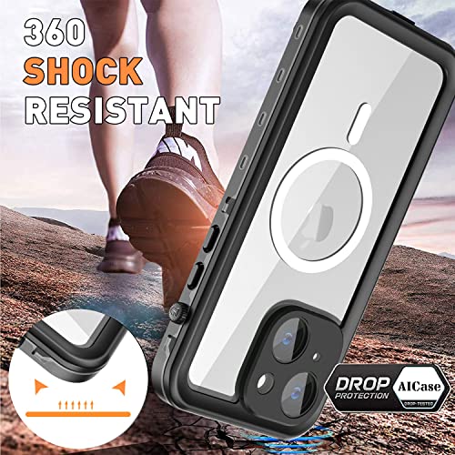 AICase Custodia impermeabile per iPhone 14 (6.1)