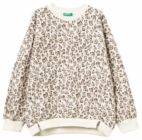 Sweatshirt à capuche fille Benetton en maille souple manches longues
