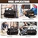 17 Inch Heavy Duty Tool Bags for Men Women, 20 Pockets Portable Tool Bag with Adjustable Shoulder Strap, Wide Mouth Tool Bag Organizer for Electricians Mechanics Carpenters HVAC