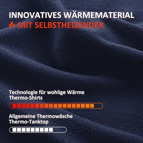 Totatuit Damen Thermo Unterhemd Warm Tank Top Fleece Untershirt Ärmellos Oberteil Thermounterwäsche Base Layer Sleeveless Top