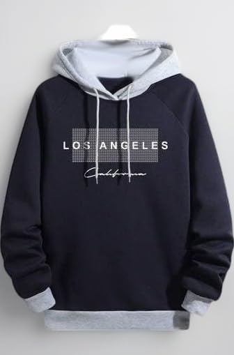Regular Fit Printed Hoodie for Men | Sweatshirt for Men