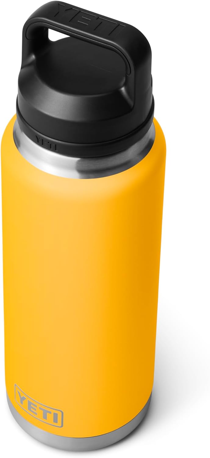YETI Rambler 36 oz Bottle, Vacuum Insulated, Leakproof, Stainless Steel with Chug Cap | Vacuum Insulated, Leakproof, with Chug Cap