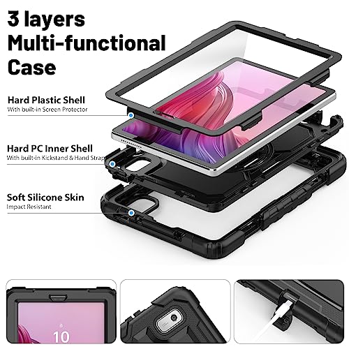 SEYMCY Case for Lenovo Tab M9 9 Inch 2023(TB-310FU), Full-Body Shockproof with Screen Protector - Image 3