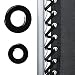 GiBot Professional Replacement Cords for Zero Gravity Chair(4 Cords), Chair Laces Elastic Repair Cords for Faulkner, Lafuma, Caravan Sports, Xtremepower US, 4 Cords, Black