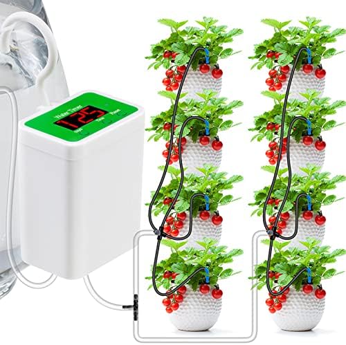 Irrigation Goutte À Goutte Kit, 12Pcs Arrosage Plantes Automatique Avec Vannes Arrosages