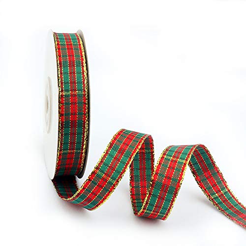Plaid Christmas Ribbon