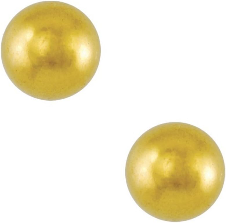 STUDEX Tiny Tips Stud Earrings Gold Plated Ball Hypoallergenic for Little Ears 4mm