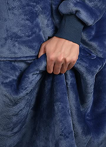 Image of Catalonia Oversized Hoodie Blanket Sweatshirt, Comfortable Sherpa Giant Pullover with Large Front Pocket for Adults Men Women Teenagers Wife Girlfriend