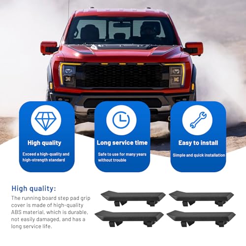 4PCS Tapas para Estribos Ford F150 2015-2022 Lado Conductor miniatura 3