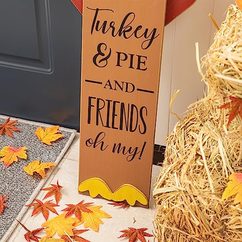 Glitzhome-Wooden-Thanksgiving-Turkey-Porch-Sign-Farmhouse-Hanging-Decor-for-Fall-Harvest-Rustic-Standing-Turkey-40H Glitzhome Wooden Thanksgiving Turkey Porch Sign Farmhouse Hanging Decor for Fall Harvest Rustic Standing Turkey 40H