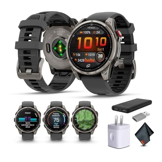 Garmin Fenix 8 Pro GPS Smartwatch Bundle