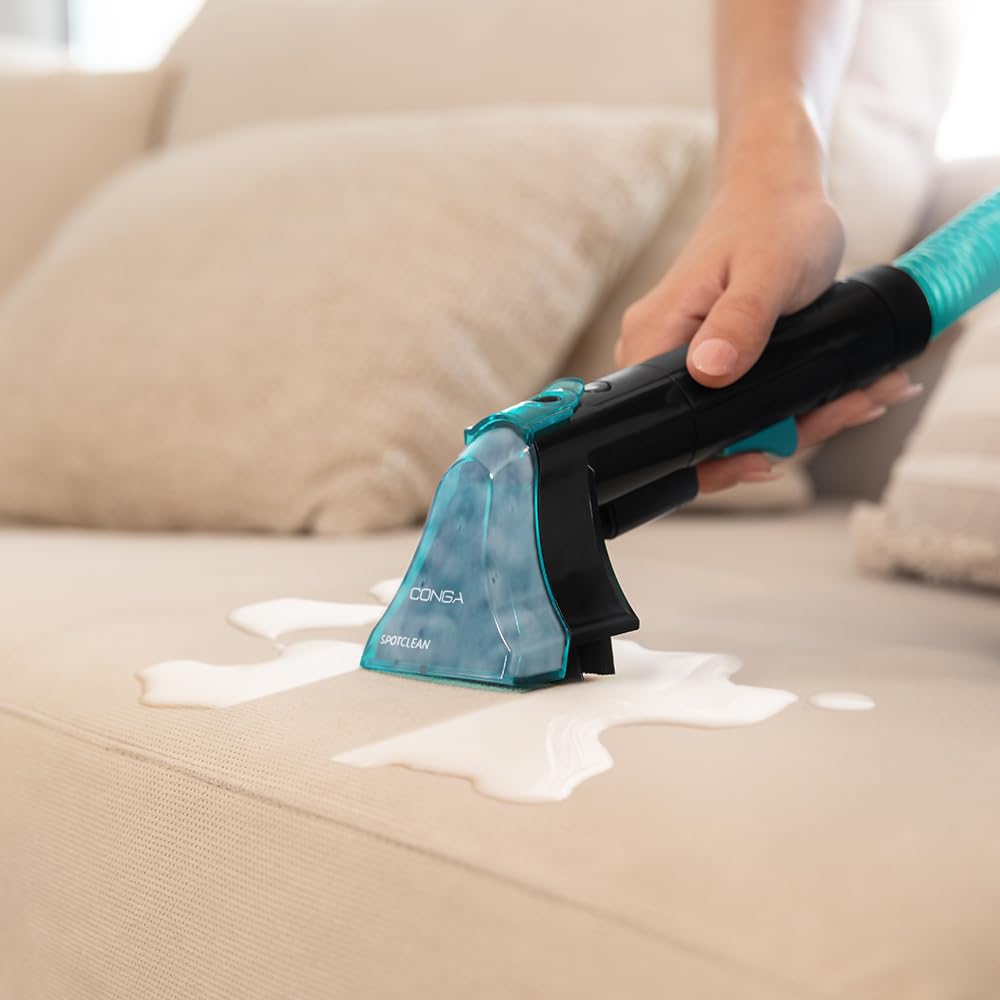 Cecotec Teppichreiniger und Staubsauger mit Kabel Conga 2000 Carpet&Spot Clean Compact. 330 W Leistung, kompaktes Design, 2 Tanks mit 800 ml und 500 ml, Sprühdüs