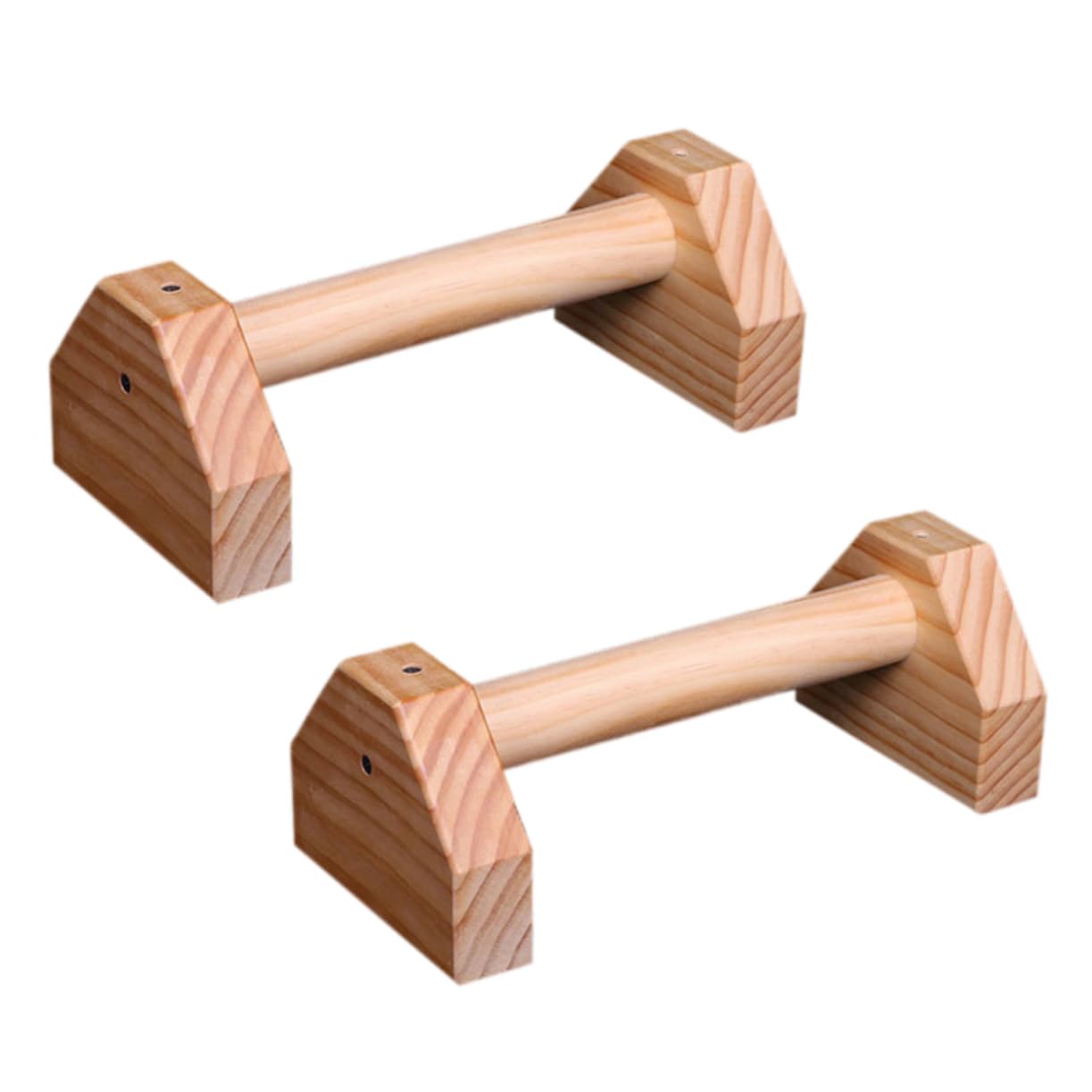 POPETPOP Pine Push-up Stand Pushups Board Ab Exercise Equipment Hand Grip Strength Training Home Arm Push-up Brackets for Family