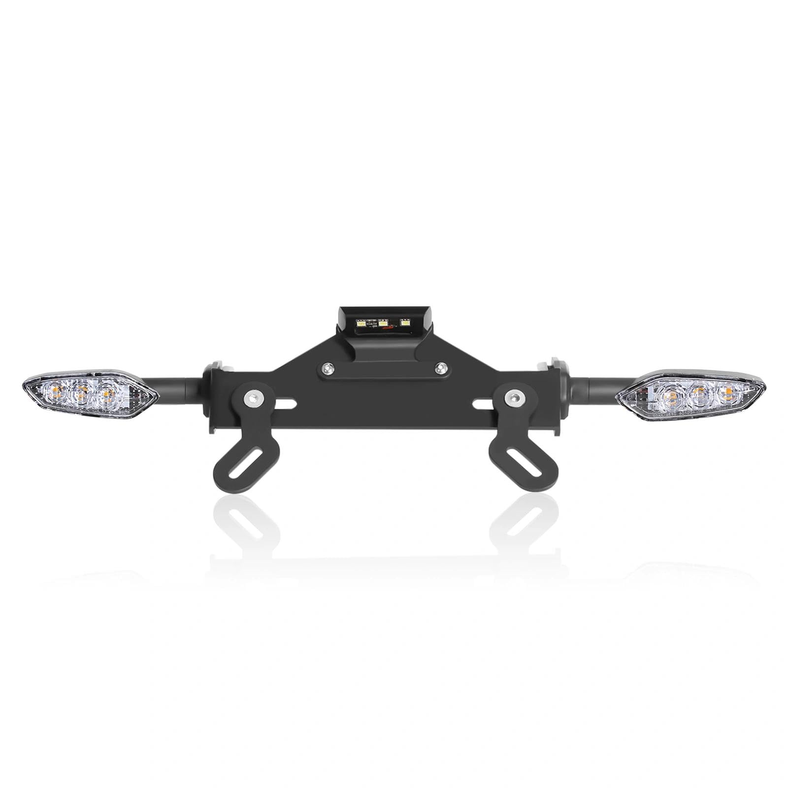 Kit eliminatore parafango posteriore Z1000 con luci a LED, indicatori di direzione e portatarga compatibile con Z 1000 2014-2021 Z1000R 2018-2021 Z800 2013-2018 (Trasparente)