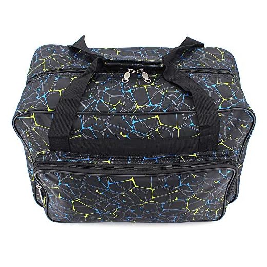 ShawFly pequeña Bolsa de Transporte para máquina de Coser, Utilizada para Transportar Objetos pequeños y Accesorios de la máquina de Coser, una Bolsa de Nailon Universal con Bolsillo y asa