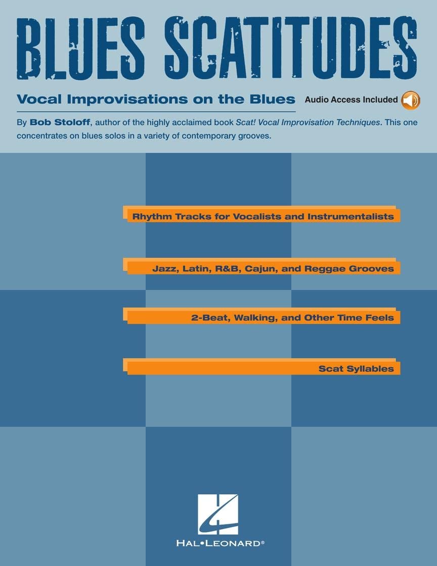 Livre Blues Scatitudes Vce Book partition de chant jazz avec CD-R audio d'apprentissage