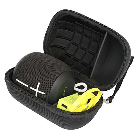 khanka Hard Travel Case Replacement for Ultimate Ears UE Wonderboom 1/2/3/4 Portable Waterproof Bluetooth Speaker (Black)