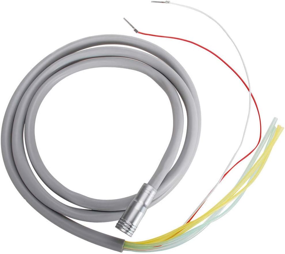 Christzo Dental 6 Holes Tubing Tube Silicone Hose for High Speed Fiber Optic LED Handpiece