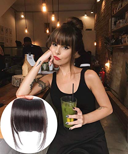 LEEONS Clip on Bangs Fringe Hair Extensions 6