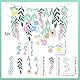 LaVenty Blume Girlande Frühling Blume Party Banner Papier Wildblume Party Dekorationen Blumenbanner für Wand Geburtstag Frühling Garten Hochzeit Hintergrund Indoor Outdoor Decor