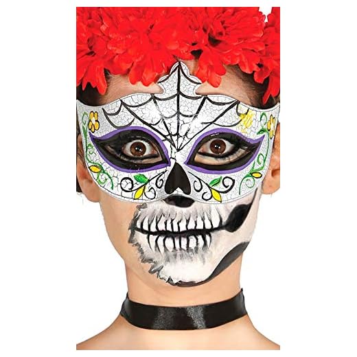 FIESTAS GUIRCA GUI12906 - Mascarilla facial Día del hombre muerto