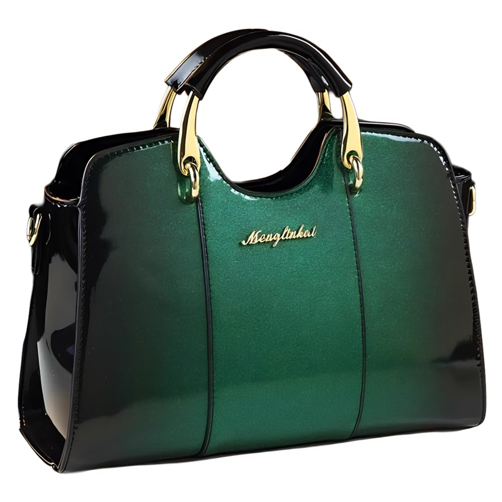 Women's Fashion Leather Top Handle Satchel Crossbody Handbag, Large Capacity Tote Bag Purse, Shoulder Messenger Bag