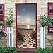 PIIMZER Aufkleber Für Die Schlafzimmertür Strand Sonnenaufgang 80X200Cm Türtapete Selbstklebend Türposter Türaufkleber 3D Wohnzimmer Schlafzimmer Badezimmer Wasserdicht Abnehmbare Professionelle Vinyl
