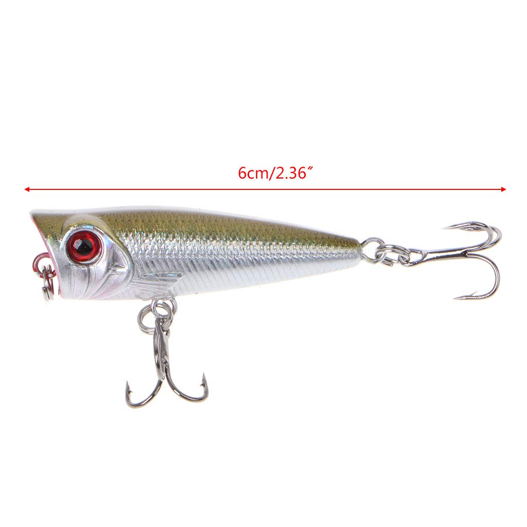 Whitesnake Live 10 Pezzi Esche Da Pesca Minnow 80 Mm - Corpo Vuoto Non Verniciato, 4,5 G, Per Pesca In Acqua Dolce Rowlet Munch