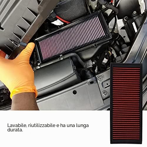 Filtro Motore Lavabile e Riutilizzabile HighFlow 332865 per - Maggiore Flusso d' del 50%, Facile Installazione, Protezione Motore