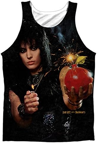 Joan Jett Cherry Bomb (Front Back Print) Mens Tank Top Sublimation Shirt XL
