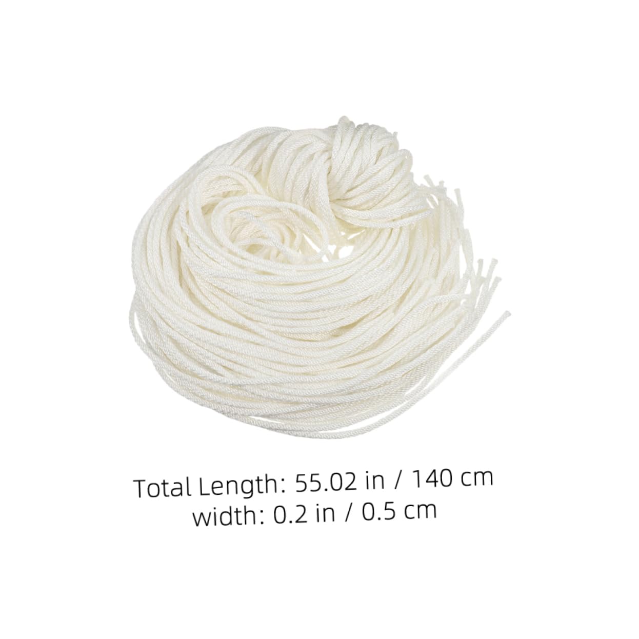 Abaodam 50 pièces Corde de Démarrage à Recul Nylon pour Moteurs à Essence et Diesel Compatible avec Tondeuses Générateurs et Tronçonneuses