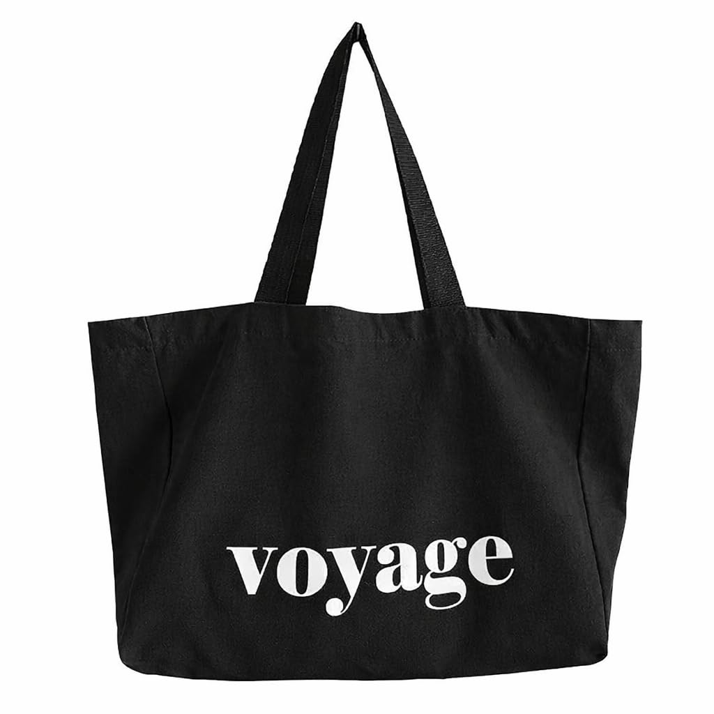 Large Cotton Canvas Stylish Tote Bag for Women | Reusable Eco-Friendly Shoulder Carry Bag | Spacious Shopping, Office & College Handbag-image-11