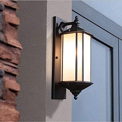 Lámpara de pared retro para pasillos oscuros con portalámparas E27 4