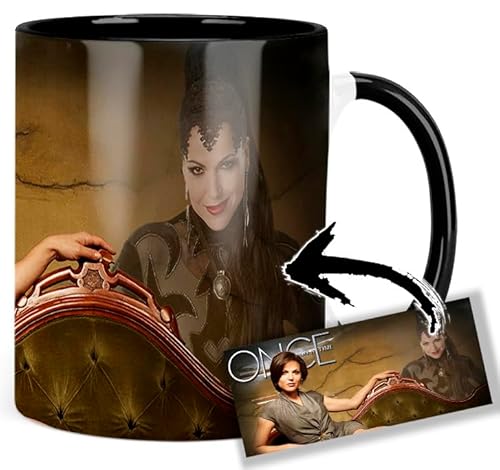 Once Upon A Time Lana Parrilla Tasse Innen & Henkel Schwarz Keramikbecher Mug für 14,99 EUR bei amazon.de Bild: Once Upon A Time Lana Parrilla Tasse Innen & Henkel Schwarz Keramikbecher Mug für 14,99 EUR bei amazon.de
