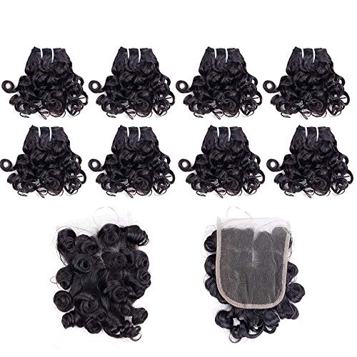 Iwig OWW001 Peruvian Curly Hair Bundles Short Bob Curly Human Hair Bundles thumb #1