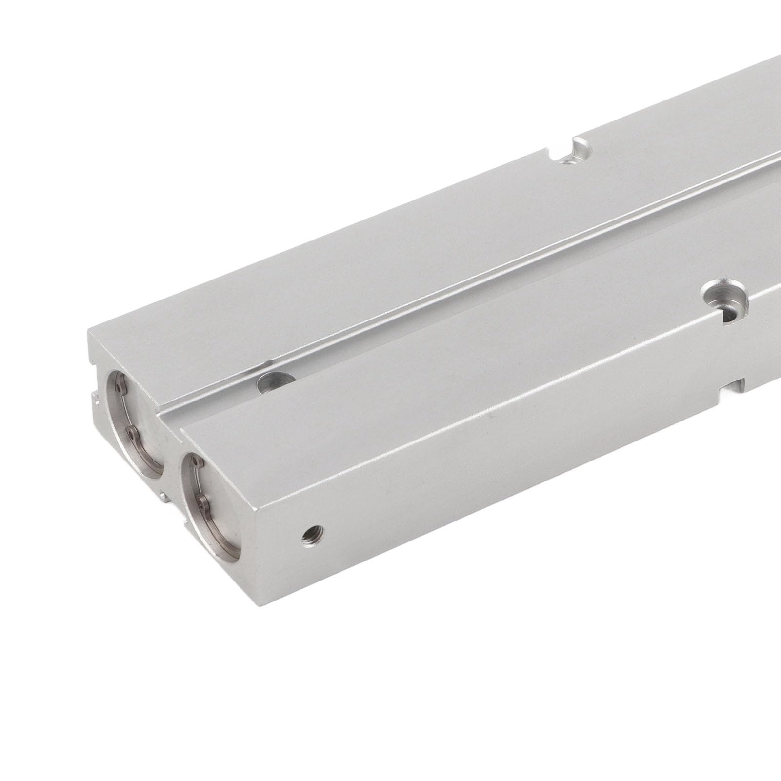 Cilindro neumático de Aire de Doble vástago de Primera Calidad: diámetro Interior de 20 mm, 150 mm, aleación de Aluminio de Alta Resistencia, diseño Compacto Aplicaciones de ingenierí